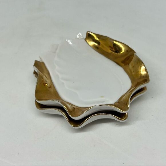 Shafford TEA BAG DISH, RING TRINKET DISH, SALT CELLAR MANY USES VINTAGE 1960’s - Picture 6 of 7